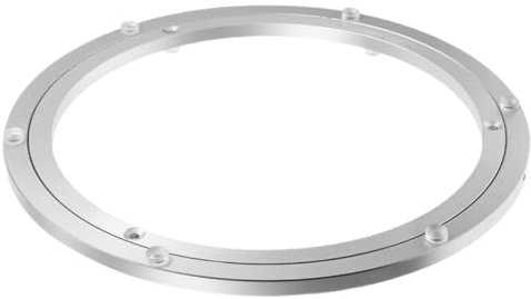GRADENEVE Aluminiumlegierung Drehplatte Für Esstisch Robuste Drehbare Servierplatte Für Holz- Marmortische Für Küchen Und Buffets