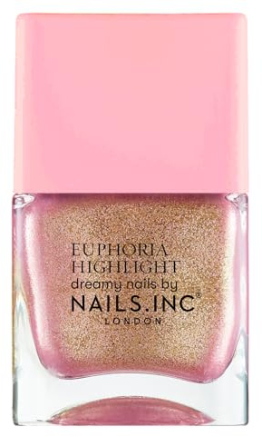 Nails Inc - DREAM DUST EUPHORIA Highlight Nagellack - Schimmernder Pink-Ton - Irideszentes, perlmuttartiges Finish - Vegan, Langanhaltend & Cruelty Free - Perfekte Maniküre, trendige Nail Art
