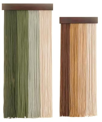 Wondramble Makramee wandbehang,Boho makramee wandteppich,Wohnzimmer,Schlafzimmer,Büro,WandDekoration (Bunte)