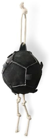 Giocattolo per cavalli, palla da gioco per cavalli, cavallo perfetto, per carote e dolcetti (nero, tinta unita)