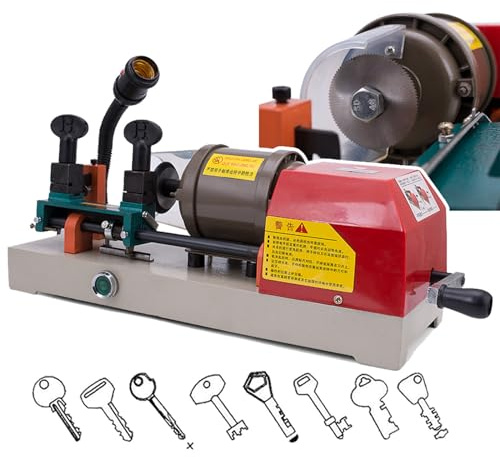 Taladro para máquina duplicadora de llaves, herramientas de cerrajería para llaves huecas, onduladas, cilíndricas y de coche de diversas formas - Copiadora de llaves horizontal RH-2, modos manual y e