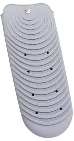 WRITWAA Funda Aislante De Silicona para Plancha De Pelo y Rizador Estuche De Viaje para Herramientas De Soporte para Rizador y Plancha Material De Silicona para Viaje y Almacenamiento