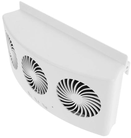 Warmhm Solar Powered Car Window Vent Fan Quiet Auto Exhaust Cooler for Heat Reduction and Air Circulation Car Solar Fan with Easy Installation for Various Vehicle Models