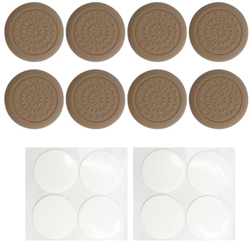 JOVIA Set of 8 Cutting Board Mats, Non-Slip, Self-Adhesive Rubber Silicone Feet Pads, Waterproof, Noise-Reducing and Anti-Slip Mats, Suitable for Cutting Boards, Kitchen Furniture, and Floor Protectio