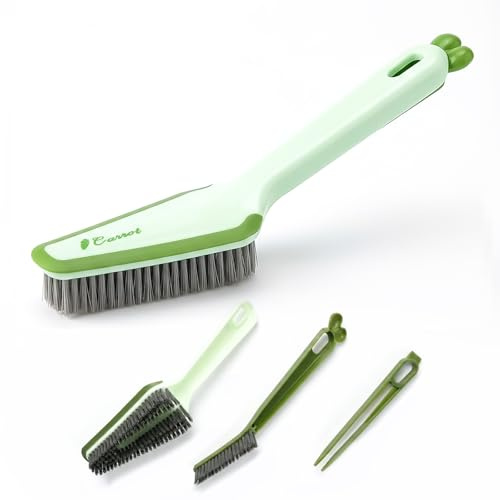 DAQUN Multi-Purpose Shower Cleaning Brush - 4-in-1 Tool with Detachable Handle, Gap Brush, and Squeegee for Home and Bathroom
