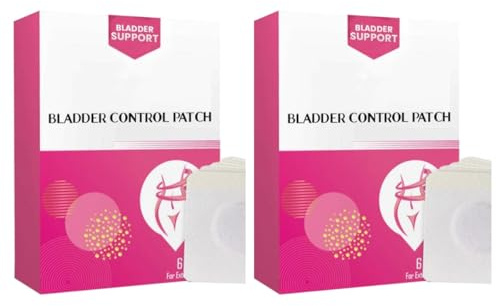 Paquete de 6 parches para el control de la vejiga, parches para la salud de la vejiga, prevención de la incontinencia, tratamiento para infecciones del tracto urinario en mujeres, cuidado posparto