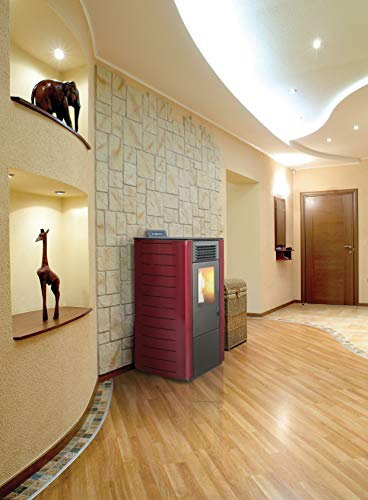 STUFA PELLET KING12 CANALIZZ. KW10.1 BORDEAUX 1 PZ