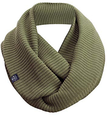 Manufaktur13 Knit Loop - Schlauchschal, Strick Loop mit Waffle Knit Muster, Wollschal/Langschal in versch. Farben erhältlich (M13)