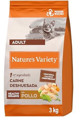 Nature's Variety Healthy Grains Croquettes pour Chats Adultes - Poulet - 3kg