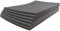 ZESLIV Auto insonorizzazione Isolamento 6 Fogli 30X50cm (10mm) fonoassorbente Spugna Adesivo Stuoia Antirombo Antivibrante Schiuma Fonoassorbente Autoadesiva Tappeto Isolante