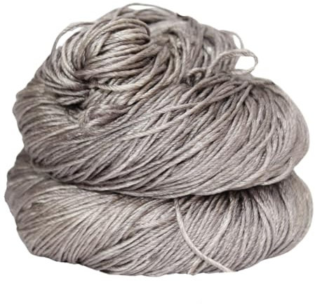 Knitsilk 3-lagiges Spitzengarn aus 100 % Maulbeerseide, perfekt zum Stricken, Häkeln und Weben, hochwertiges Seidengarn für luxuriöse Projekte (50 g - 260 m, Bronze) (3 Stück)