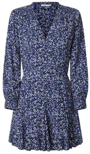 Pepe Jeans Robe Anna pour Femme, Bleu (Klein Blue), L, Bleu (Klein Blue), L