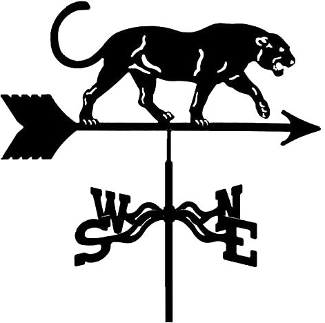 LaYiQimn Wetterfahne Dekorative Windfahne, Beast Animal, Metall-Wetterfahne, Vintage-Schwarz, Wetterfahne, langlebiger Windrichtungsanzeiger für Outdoor, Garten, Dach, Koppel (Dachs) (Bär)