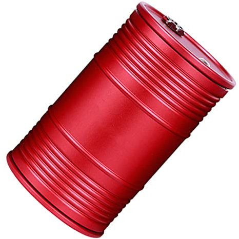 Beatifufu Posacenere Da Auto Antivento Contenitore Per Fumatori Design Facile Da Colore Rosso Compatibile Con Portabicchieri Auto Per Veicoli e Uffici