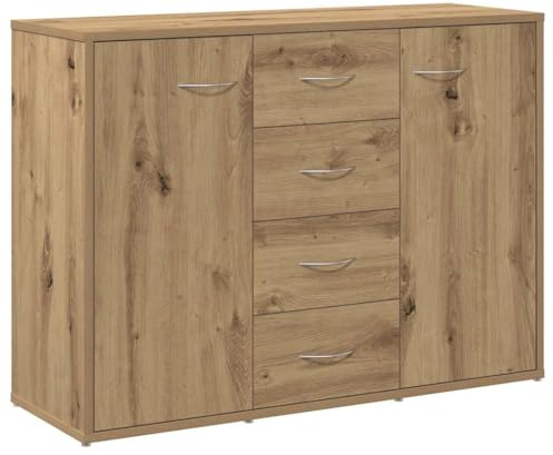 vidaXL Sideboard Artisan Oak 88x30x64 cm Engineered Wood