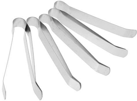 HOMOCONO 5 Stück Kerzenlöscher Dochtclip Aus Edelstahl Sicher Rauchfrei Löschen Langer Griff Kerzenzubehör Für Zuhause Und Geschenk