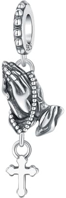 CYCUFF 925er Sterlingsilber-Anhänger, geeignet für Armbänder, Anhängerperlen, Anhängerketten, Schmuck, Geschenk für Frauen, Familie, Freunde