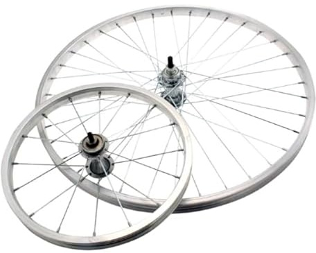 RUOTA POSTERIORE A FILETTO MTB/TOURING 24X1,75 - PERNO 3/8, SFERE, MOZZO ACCIAIO 5/6S, CERCHIO ALLUMINIO
