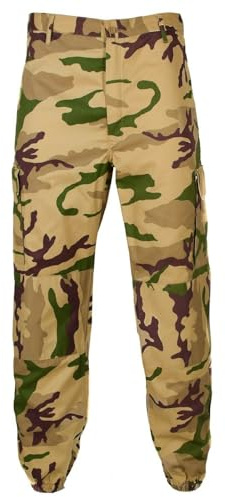 Pantalones militares italianos originales para combate, desierto, tropical, camuflaje, camouflage, 45W / 32L