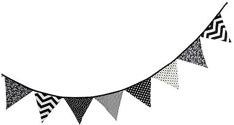 MAGICLULU Bandiere Triangolari In Tessuto Festoni Decorazioni Festoni Appesi Triangolari In Tela Di Iuta Stendardi Bandiere Ghirlande Tende In Lino Bandiere Per Esterni