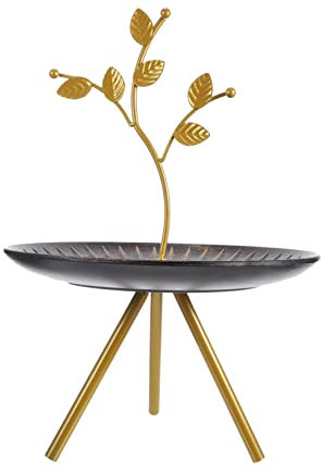 UTHCLO 1 Stück Kuchenblech Dessertständer gestufter Cupcake-Ausstellungsständer Dessert Tortenständer Kuchengitter Kuchenhalter Stehen Obstgericht Kuchenstand Cupcake -Halter Eisen Golden