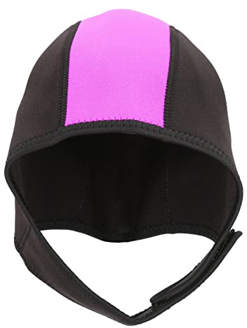 BESPORTBLE Rubber Diving Head Cover Neoprene Cold Swimming Cap for Winter Bathing Unisex Design Lightweight and Flexible for Outdoor Swimming and Snorkeling Activities