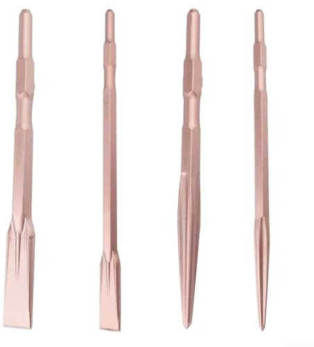 Marteau électrique burin avec tige hexagonale pour construction (pointu 17 x 400 mm)