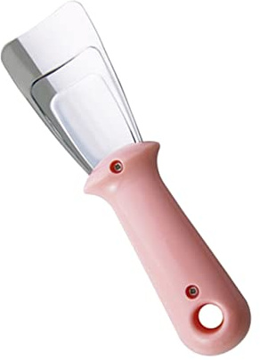 Ciieeo Raschietto per Freezer in Acciaio Inossidabile Design Curvo per Pulizia Angoli, Accessorio Pratico per Cucina e Sbrinamento Efficiente