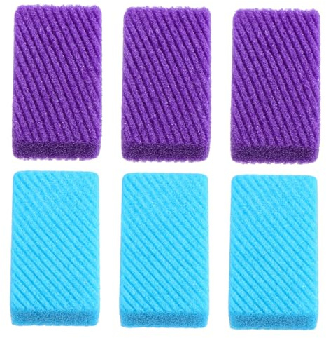 Pietra per Pedicure 6 Pezzi per Calli e Pelle Dura del Piede | Esfoliazione, Rimuove Calli e Pelle Secca, Adatta per Bagno e Viaggio, Set da 6 Pezzi Colore Casuale