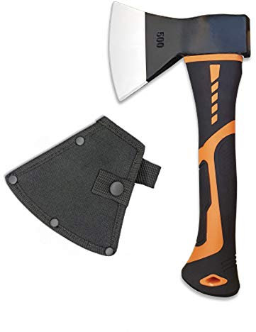 Tiendas LGP Albainox - 32397 - Hacha ALBAINOX. Total: 25 cm - Herramienta para Caza, Pesca, Camping, Outdoor, Supervivencia y Bushcraft