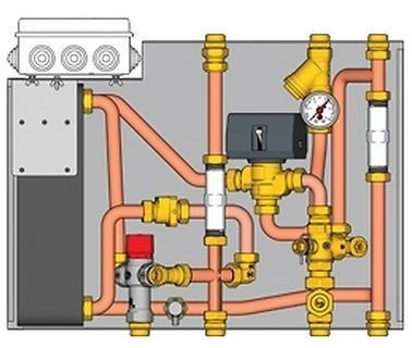 GE556 Satélite de usuario estándar GE556Y314 agua ablandada 3/4 GIACOMINI