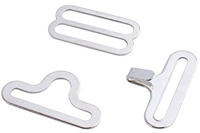 50 Stück Schleifen-Clips, Clips für Fliegen, Schnallen, Clips, verstellbar