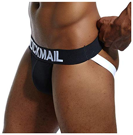6 Farben Sexy Herren Jockstrap Baumwoll Slips Männer Sexy Unterwäsche Rückenfreies Gesäß Herren Strings Schwule Unterwäsche