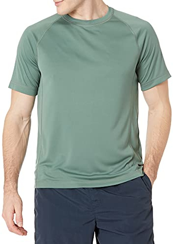 Amazon Essentials Herren Rashguard Kurzarm UPF 50+ UV-Schutz Schwimm-Shirt Schnelltrocknend