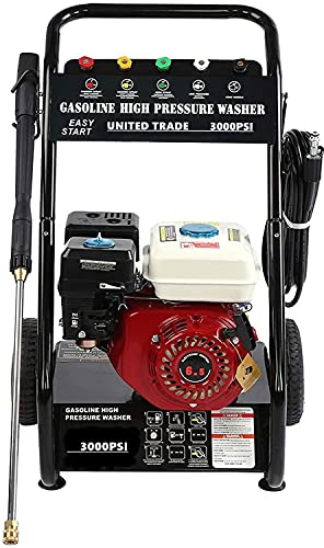 UNITED TRADE Hidrolimpiadora profesional a explosión 3000 PSI – 4 tiempos