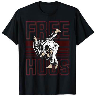 Jiu jitsu, bjj et mma Design Free Hugs Jiu Jitsu T-Shirt