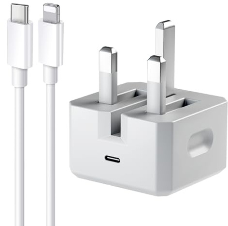 iPhone Fast Charger, 20W USB C Fast Charge with iPhone Cable 1M for i Phone 14/13/ 12/11/ X/ 8/7-Grey
