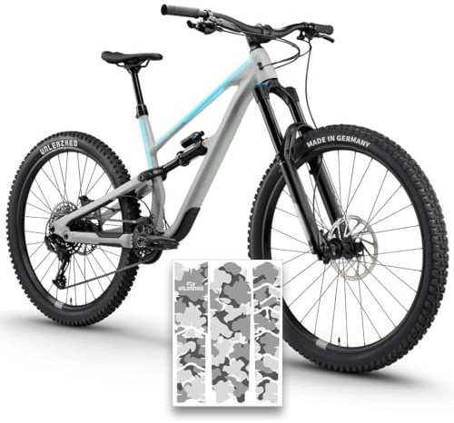 unleazhed Bike Protection BP01 S | Rahmenschutzfolie für Fahrräder| Made in Germany|Für Ober- oder Unterrohr| 10 -teiliges Rahmenschutz-Set