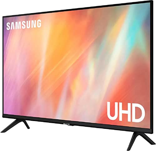 Samsung TV Crystal UHD 4K UE55AU7090UXZT Smart TV 55, Modello 2022 AU7090, Wi-Fi Black 2022