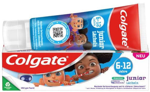 Colgate Dentifricio Junior 6-12 anni, 75 ml