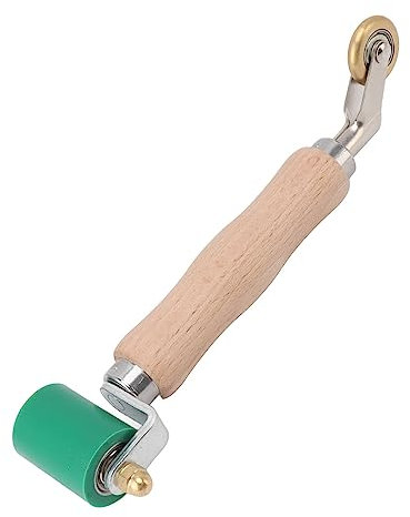 TOWEBOORY Rullo di Saldatura, 40mm Rullo Pressore Silicone 2 in 1 Rullo di Pressione Mano Resistente Alle Alte Temperature per la Saldatura di Materiali Sintetici, Teloni in PVC e Pellicole (Verde)