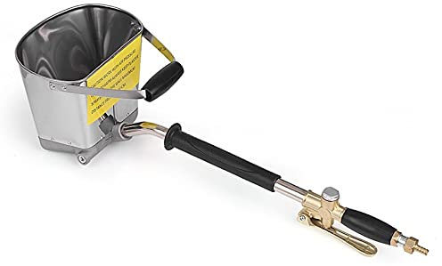 KOHARA Pistolet de pulvérisation de Peinture Universel pour Peindre Les Murs, pulvérisateur de mortier de Ciment, Pistolet à trémie de plâtre, Seau de pulvérisation de Rendu, Pistolet à