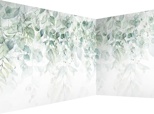 murando - Eckfototapete Wald 550x250 cm - Vlies Tapeten Wandtapete XXL Moderne Fototapete Wanddeko Design Wand Dekoration Wohnzimmer Schlafzimmer Büro - Flur Landschaft Natur grün Baum b-C-0615-a-h