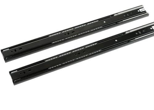 Strapazierfähige Schubladenschienen, 25 cm, 3 Schienen, Gleitschiene für Möbelbeschläge, 2 Stück