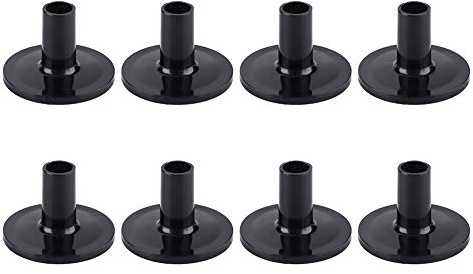 8 teiliges Trommel Hardware Set aus robustem Kunststoff in Schwarz Inklusive langlebiger Beckenst nder rmel f r Ihr Schlagzeug Set Optimale Stabilit t und passgenaue f r professio