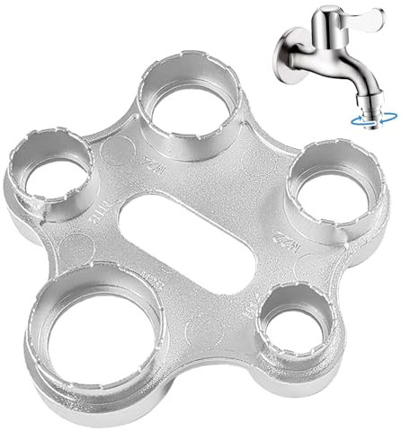 Wasserhahn Schlüssel, 10 Größen Universal Strahlregler Serviceschlüssel, Luftsprudler Montageschlüssel, Wasserhahn Sieb Schlüssel Werkzeug für M16/M18/M20/M22/M24/M28