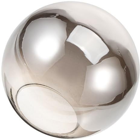 OSALADI Pantalla De Cristal Esférica Para Lámpara Colgante Repuesto De Pantalla De Lámpara De Vidrio Cubierta Decorativa Para Interior 5.90 in Fácil Instalación