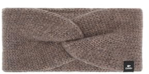 Eisbär Stirnband Damen Fenna Beige - Strick-Stirnband gefüttert | Merino Headband, Fleece Futter, schützt vor Kälte und Wind, atmungsaktiv, weich, warm, hautfreundlich