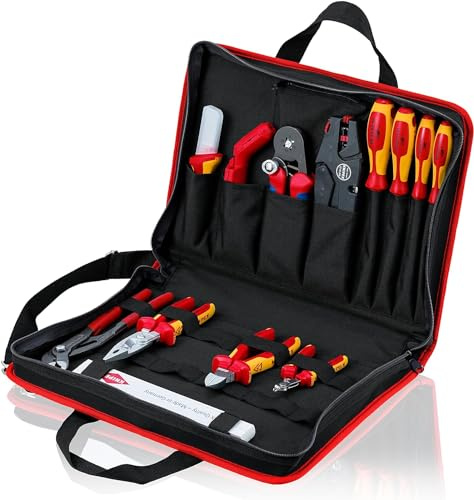 KNIPEX Werkzeugtasche Kompakt Elektro 14-teilig 290 mm, 00 21 11