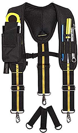 Ceinture D’Outils en Y-Forme, Multifonctionnel Lourd Outillage Harnais Ceinture D’Outils Suspension Multi-Pockets Électricien Outil De Travail Support, Aide Pour Charpentiers, Plombiers